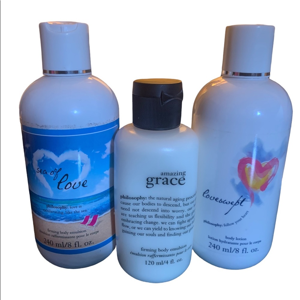 Philosophy Lotions (3) BRand new in bottle sealed